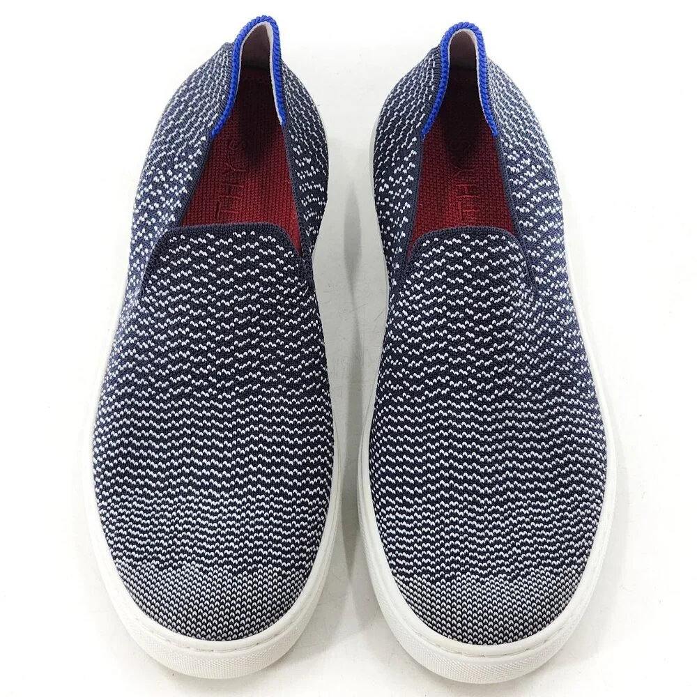 ROTHY'S City Loafer Sneaker Slip‎ On Shoe Maritime Gradient Navy Blue
